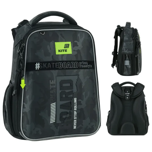 Рюкзак школьный подростковый Kite Education каркасный 531 SK8 Board (K26-531M-2) - Фото 1
