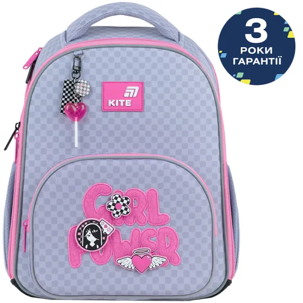 Рюкзак школьный подростковый Kite Education каркасный 556 Girl's Power (K26-556M-1) - Фото 5