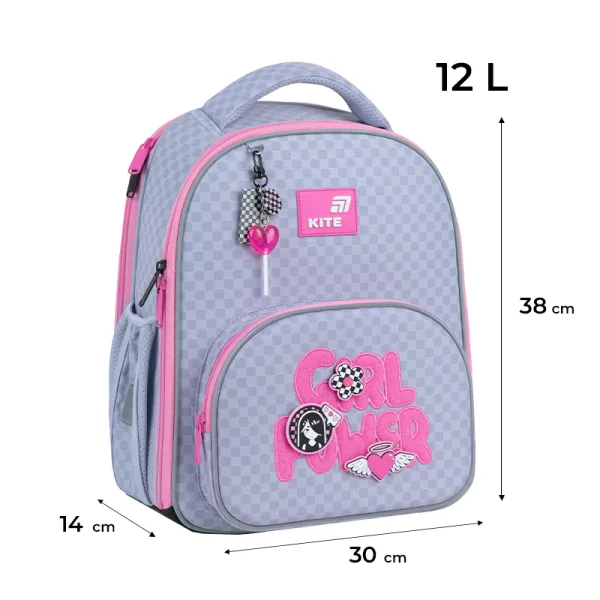 Рюкзак школьный подростковый Kite Education каркасный 556 Girl's Power (K26-556M-1) - Фото 2