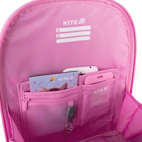 Рюкзак школьный подростковый Kite Education каркасный 556 Girl's Power (K26-556M-1) - Фото 10