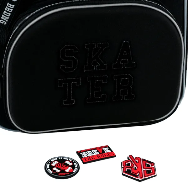Рюкзак шкільний підлітковий Kite Education каркасний 556 Break the Rules (K26-556M-5) - Фото 14