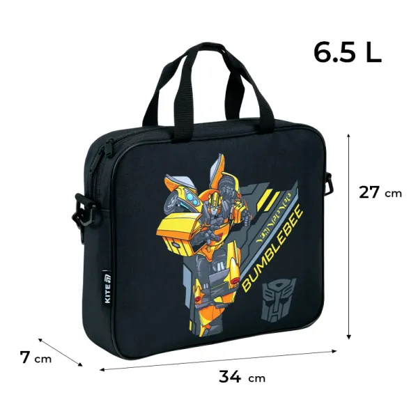 Шкільна текстильна сумка Kite A4, 1 відділення, 589 TF (TF26-589) - Фото 1