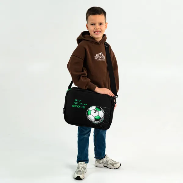 Шкільна текстильна сумка Kite A4, 1 відділення, 589 Football (K26-589-2) - Фото 6