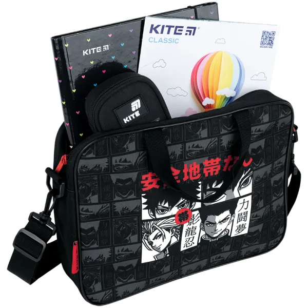 Шкільна текстильна сумка Kite A4, 1 відділення, 589 (K26-589-3) - Фото 4