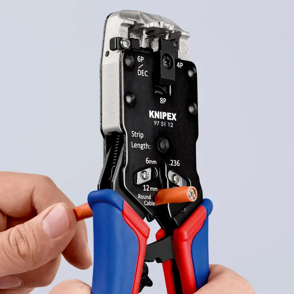 Клещи обжимные 200мм KNIPEX (97-51-12) - Фото 3