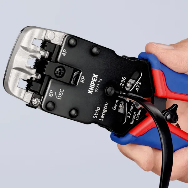 Клещи обжимные 200мм KNIPEX (97-51-12) - Фото 5