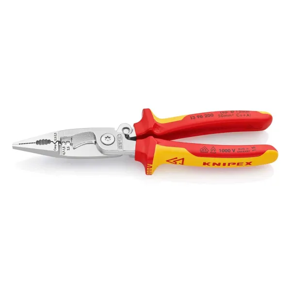 Клещи диэлектрические 200мм KNIPEX (13-96-200)