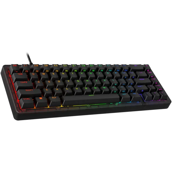 Клавиатура USB-A механическая RGB, Alloy Origins 2, Red, Hot-Swap, EN/UA, чёрная HyperX (B4QS3AA) - Фото 1