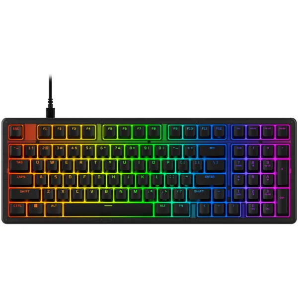 Клавиатура USB-A механическая RGB, Alloy Origins 2 1800, Red, Hot-Swap, EN/UA, чёрная HyperX (B4QS4AA)