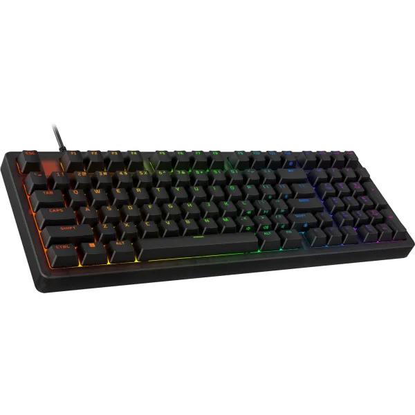 Клавиатура USB-A механическая RGB, Alloy Origins 2 1800, Red, Hot-Swap, EN/UA, чёрная HyperX (B4QS4AA) - Фото 1