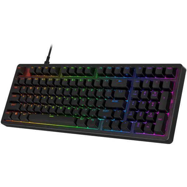 Клавиатура USB-A механическая RGB, Alloy Origins 2 1800, Red, Hot-Swap, EN/UA, чёрная HyperX (B4QS4AA) - Фото 2