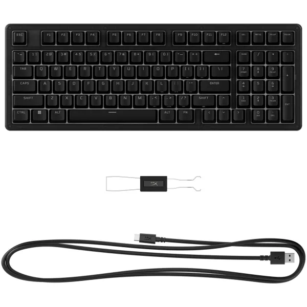 Клавиатура USB-A механическая RGB, Alloy Origins 2 1800, Red, Hot-Swap, EN/UA, чёрная HyperX (B4QS4AA) - Фото 4