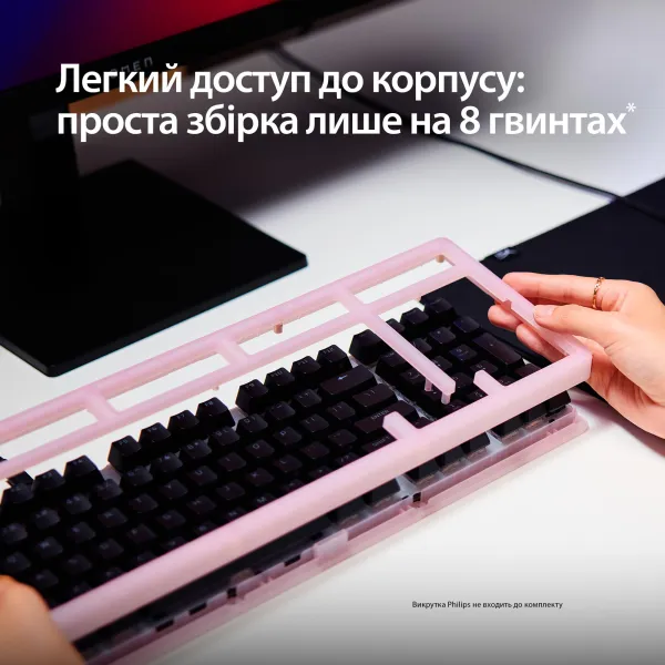 Клавиатура USB-A механическая RGB, Alloy Origins 2 1800, Red, Hot-Swap, EN/UA, чёрная HyperX (B4QS4AA) - Фото 13
