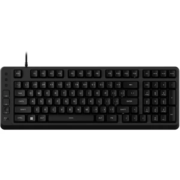 Клавіатура USB-A мембранна RGB, Alloy Origins EVE 1800, Red, EN/UA, чорна HyperX (B7JE0AA) - Фото 3