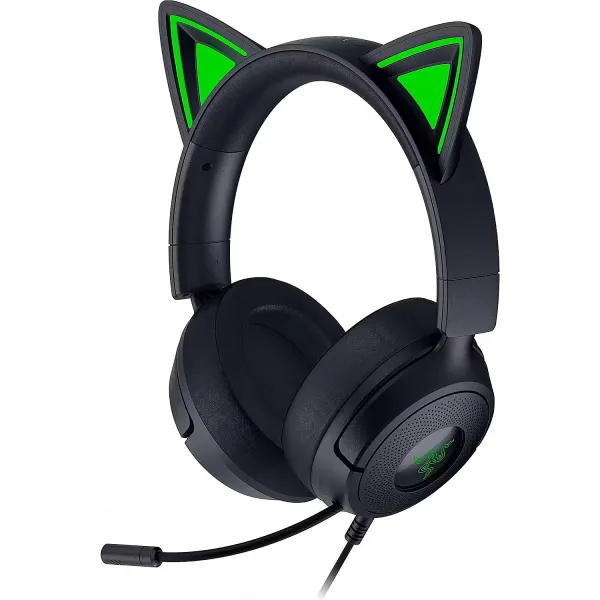 Гарнитура mini-jack Kraken Kitty V3 X, чёрная Razer (RZ04-05350200-R3M1)