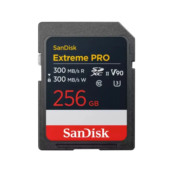 Карта памяти 256GB SD C10 UHS-II U3 R300/W300MB/s Extreme Pro V90 SanDisk (SDSDXDM-256G-GN4IN)