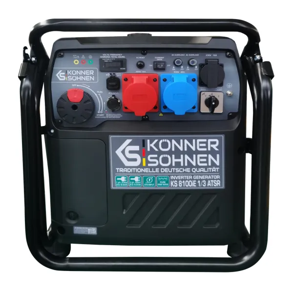 Генератор инверторный бензиновый 230/400В 8/8.5кВт Konner&Sohnen (KS8100IE1/3ATSR) - Фото 3