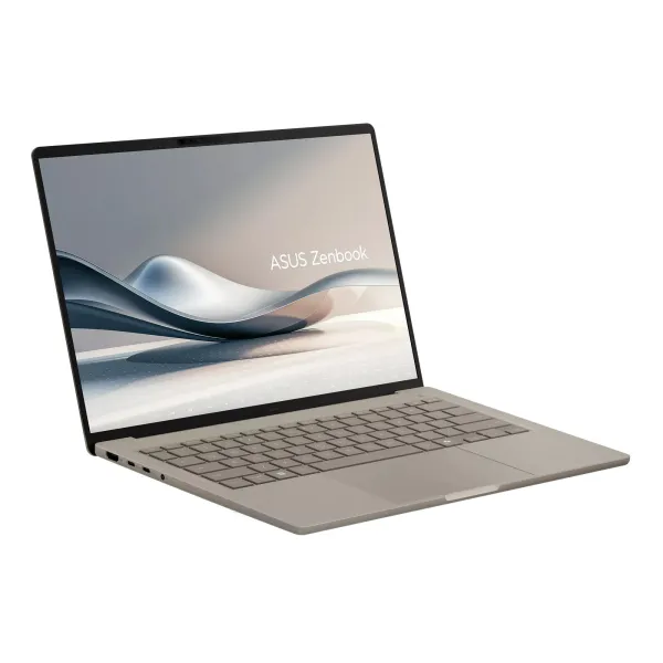 Ноутбук Zenbook 14" OLED, Qualcomm X2 Elite Extreme, 32GB, F1TB, Win11, бежевий ASUS (90NB1711-M00390) - Фото 1