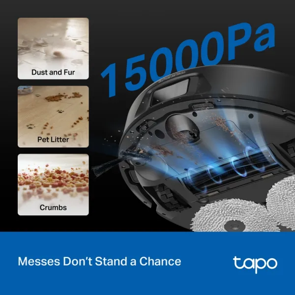 Робот-пылесос TP-LINK (TAPO-RV50-PRO-OMNI) - Фото 8