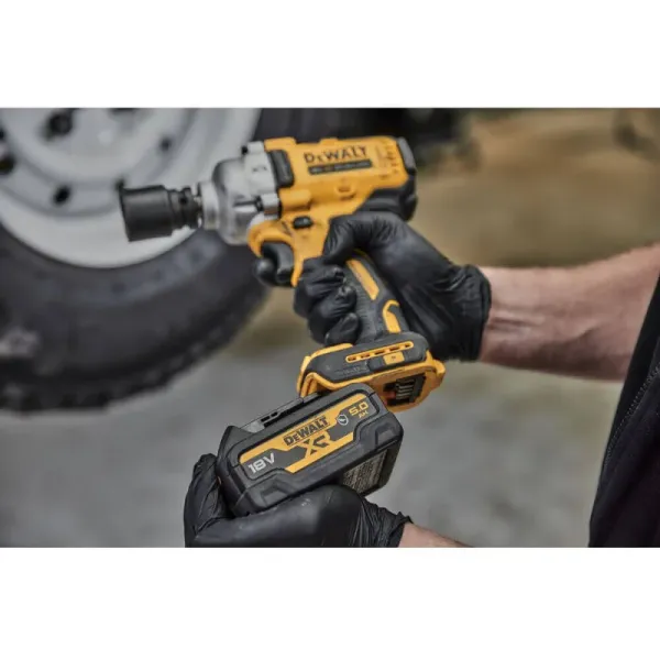 Гайковерт ударный аккумуляторный 18В 1084Нм DeWALT (DCF891N) - Фото 7