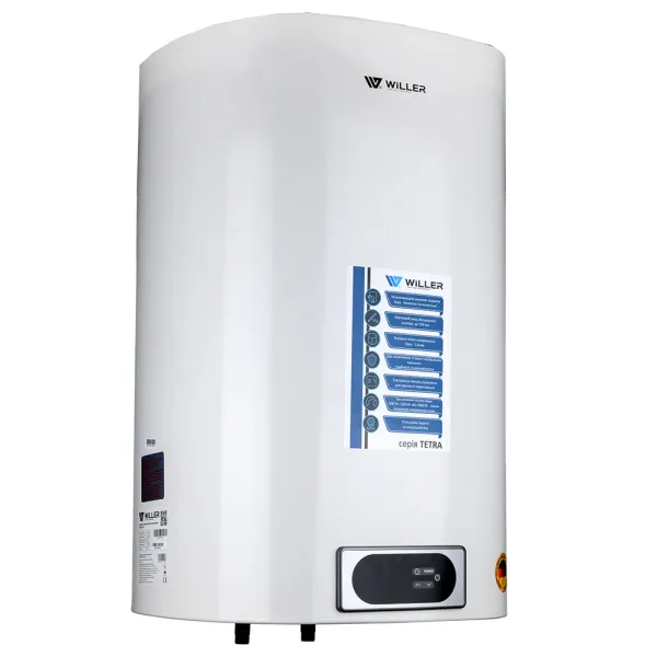 Бойлер Willer EV80DRI Tetra 80 л, прямоугольный, вертикальный - Фото 6