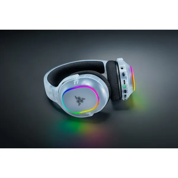 Гарнитура беспроводная BT/WL игровая RGB, Barracuda X Chroma, Phantom White Ed. Razer (RZ04-05220400-R3M1) - Фото 8