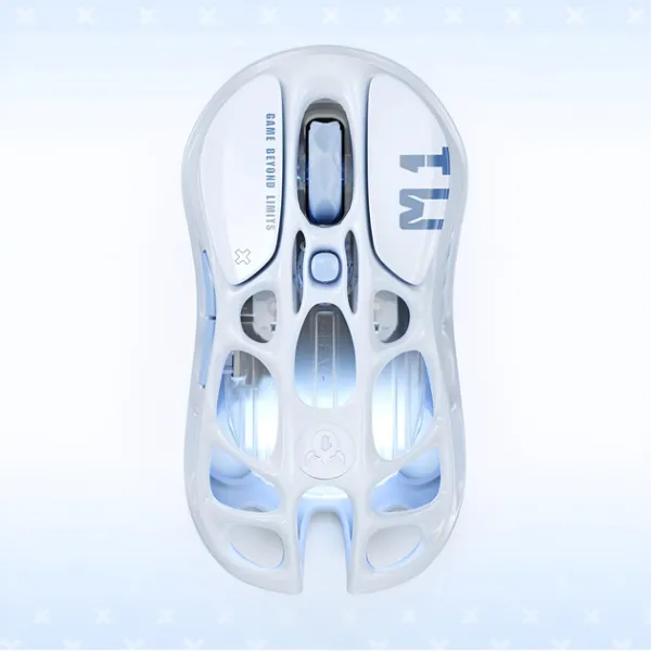 Мышь BT/WL/USB-A RGB, Mercury M1 Pro, Ice Blue GravaStar (GRAVASTARM1PRO_BLU) - Фото 5