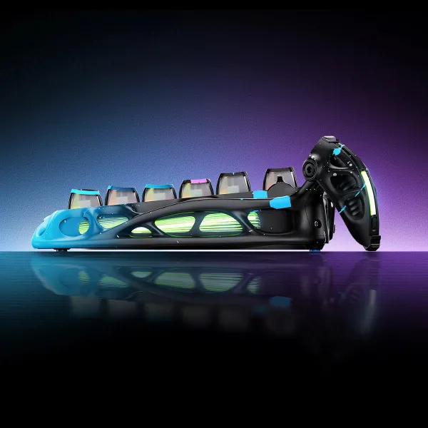 Клавиатура USB-A магнитная, RGB, Mercury V75 Pro, Magnetic Jade Gaming, 8K, Neon Graffiti GravaStar (GSV75PRO_U_CG_BLK) - Фото 7
