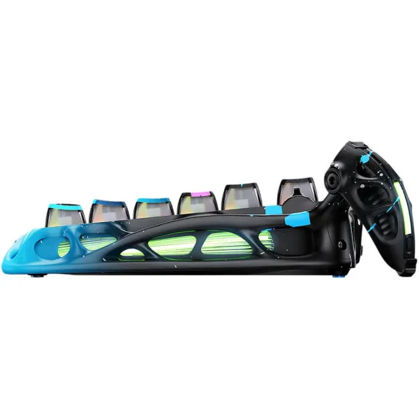 Клавиатура USB-A магнитная, RGB, Mercury V75 Pro, Magnetic Jade Gaming, 8K, Neon Graffiti GravaStar (GSV75PRO_U_CG_BLK) - Фото 20