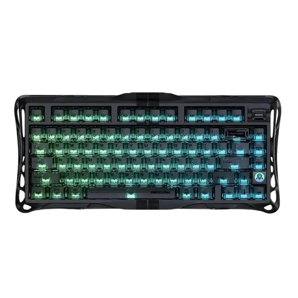 Клавиатура USB-A магнитная, RGB, Mercury V75, Magnetic Jade Pro, 8K, Stealth Black GravaStar (GSV75_XTAL_BLK)