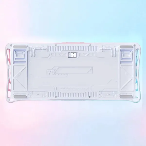 Клавиатура BT/WL/USB механическая Mercury K1 Lite, GravaStar x BSUN Grey, Lumen Rose GravaStar (GSK1LITE_PM_PNK) - Фото 8