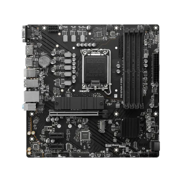 Материнcкая плата s1700 B760 4xDDR4 mATX MSI (911-7E02-029) - Фото 9