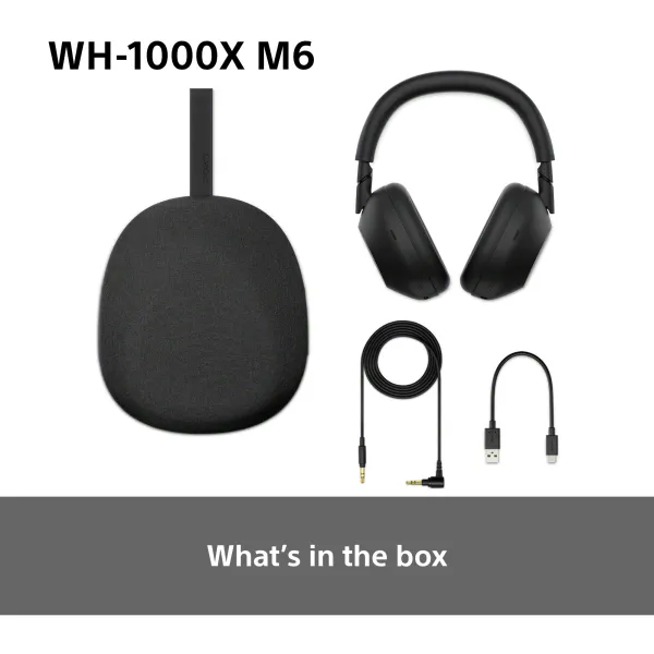 Наушники беспроводные BT 5.3, ANC, Hi-Res, AAC, LDAC, LC3, Mic, розовые Sony (WH1000XM6P.E) - Фото 7