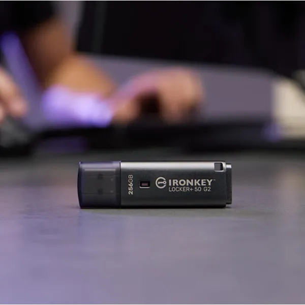 Накопитель USB 3.2 Type-A Gen1, 64GB, IronKey Locker+ 50 G2 Kingston (IKLP50G2/64GB) - Фото 6