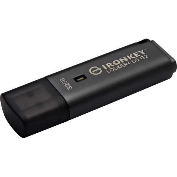 Накопитель USB 3.2 Type-A Gen1, 32GB, IronKey Locker+ 50 G2 Kingston (IKLP50G2/32GB) - Фото 2