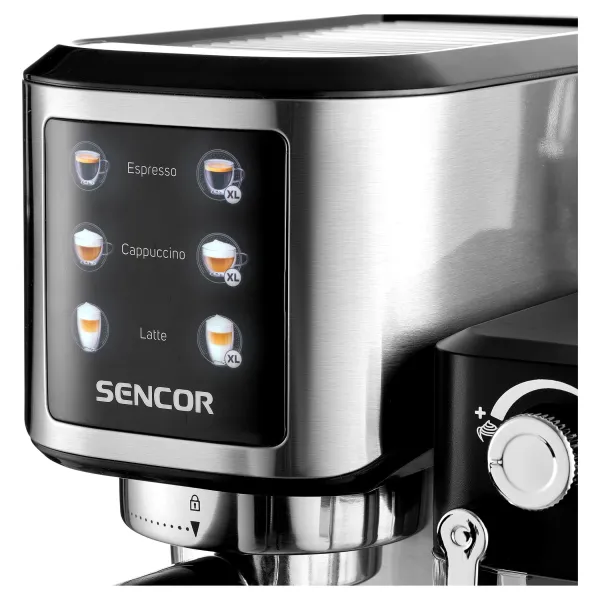 Кофеварка рожковая 1л Sencor (SES4910SS) - Фото 3
