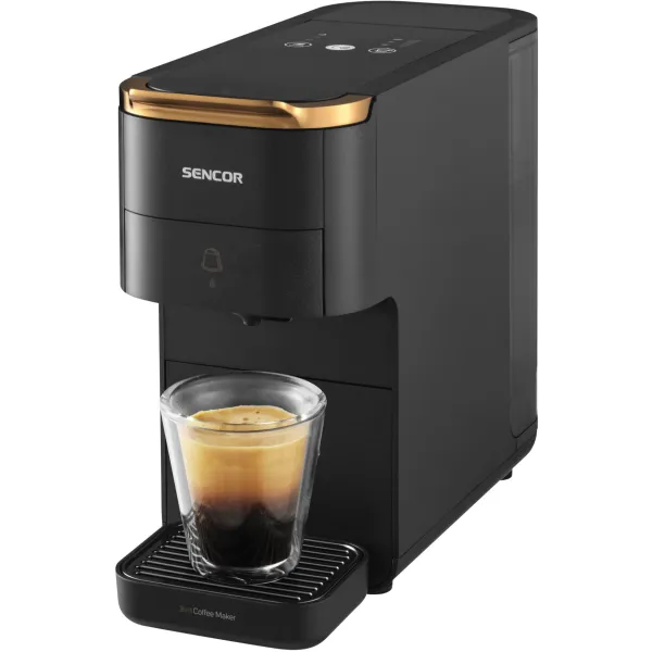 Кавоварка капсульна 1.5л, чорний Sencor (SCC1000BK)
