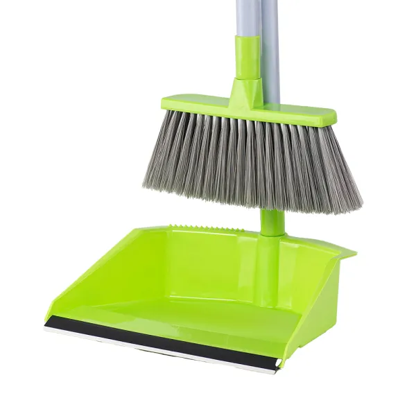 Набір совок з гумкою+мітла, 84 см Buroclean (10300503) - Фото 1