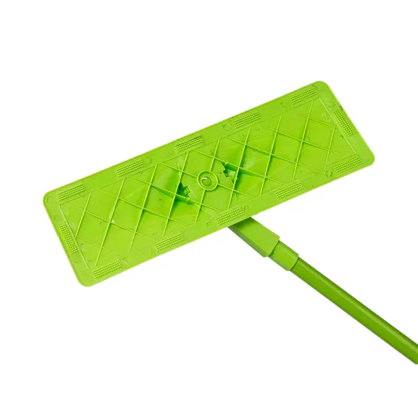 Швабра Flat Mop з насадкою мікрофібра на липучці 70-120 см, 44х13 см Buroclean (10300116) - Фото 1