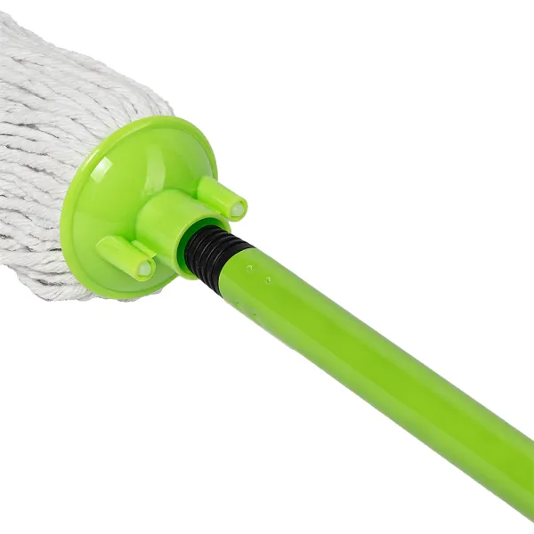 Швабра мотузяна, 120 см, котонова насадка 200 г Buroclean (10300118) - Фото 1
