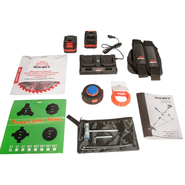 Триммер садовый аккумуляторный Master AZT 3680-1n BL Kit 36В 800Вт Vitals (243562) - Фото 8