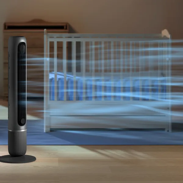 Вентилятор колонний Series 7000, 30Вт, темно-сірий Philips (CX7550/01) - Фото 4