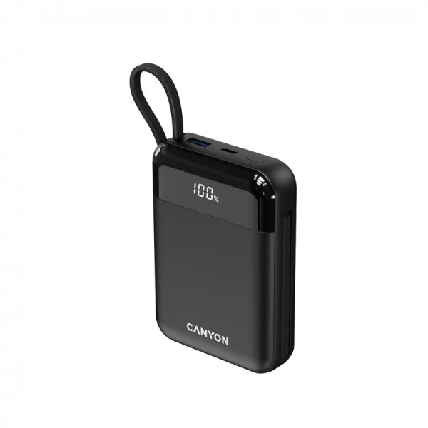 Аккумулятор внешний Power Bank 10000 mAh OnPower 104, чёрный Canyon (CNS-CPB104B) - Фото 12