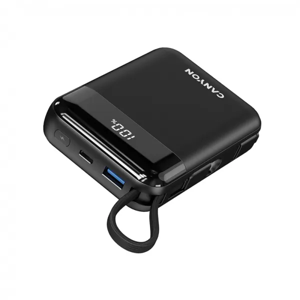 Аккумулятор внешний Power Bank 10000 mAh OnPower 104, чёрный Canyon (CNS-CPB104B) - Фото 1