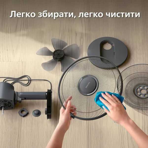 Вентилятор Series 1000, 35см, 35Вт, чорний Philips (CX1030/01) - Фото 2