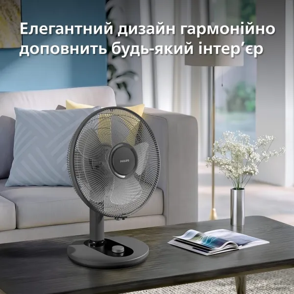 Вентилятор Series 1000, 35см, 35Вт, чорний Philips (CX1030/01) - Фото 3