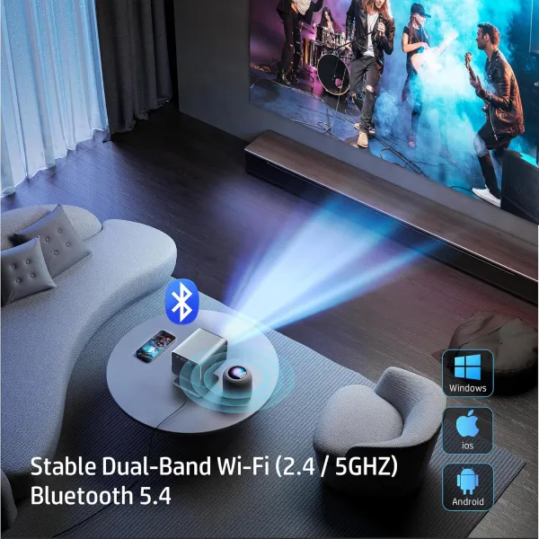Проєктор MC475 FHD, 200 lm, LED, 0.8, WiFi, HP (C42LPAA) - Фото 7
