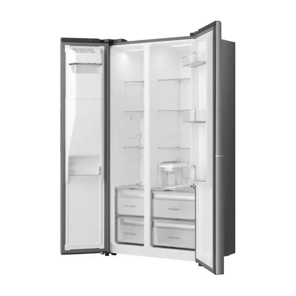 Холодильник 179х62х91см, 347(181)л, А+, NF+, инв., нерж Gorenje (NRS917E61X) - Фото 5
