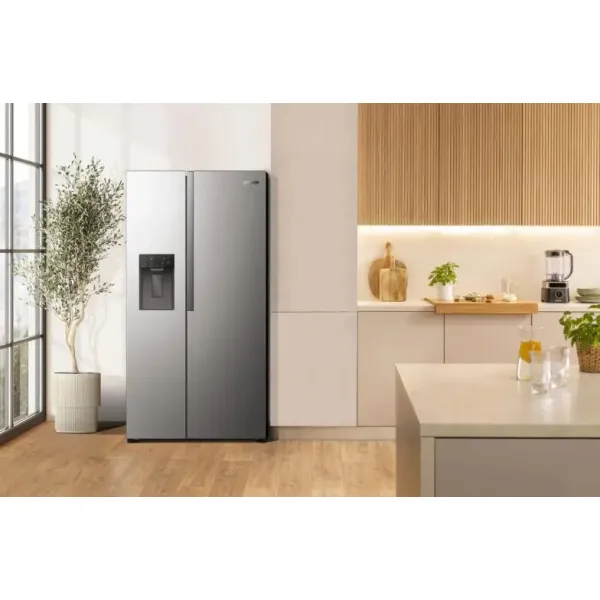 Холодильник 179х62х91см, 347(181)л, А+, NF+, инв., нерж Gorenje (NRS917E61X) - Фото 9