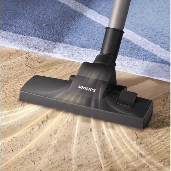 Пылесос мешковой Series 1000, 750Вт, 3л, НЕРА, серый Philips (XD1101/10) - Фото 4